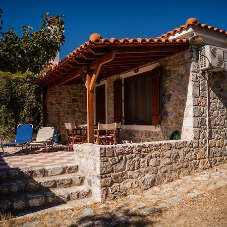 Traditional Architecture Seafront Stone House In 25000Sqm Olive Grove - C Villa Alyfanta Exterior photo